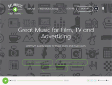Tablet Screenshot of delimusic.com